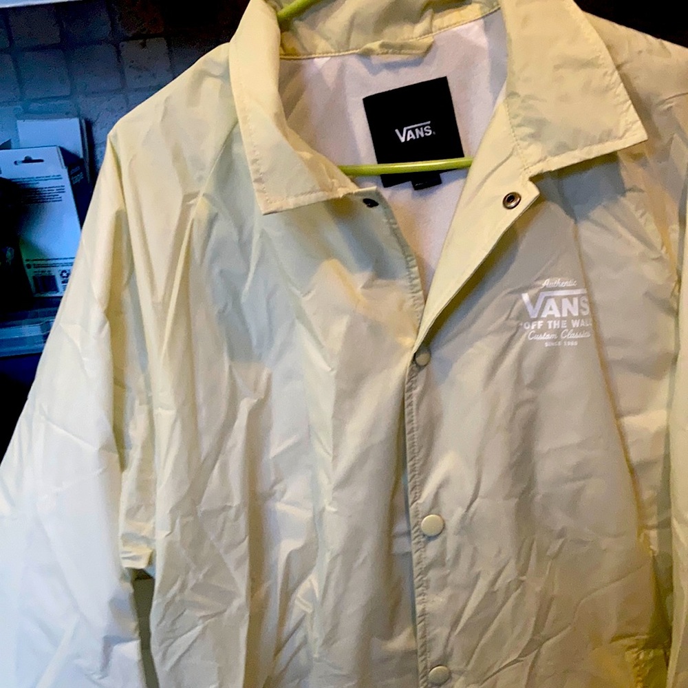 Vans men’s large new windbreaker jacket